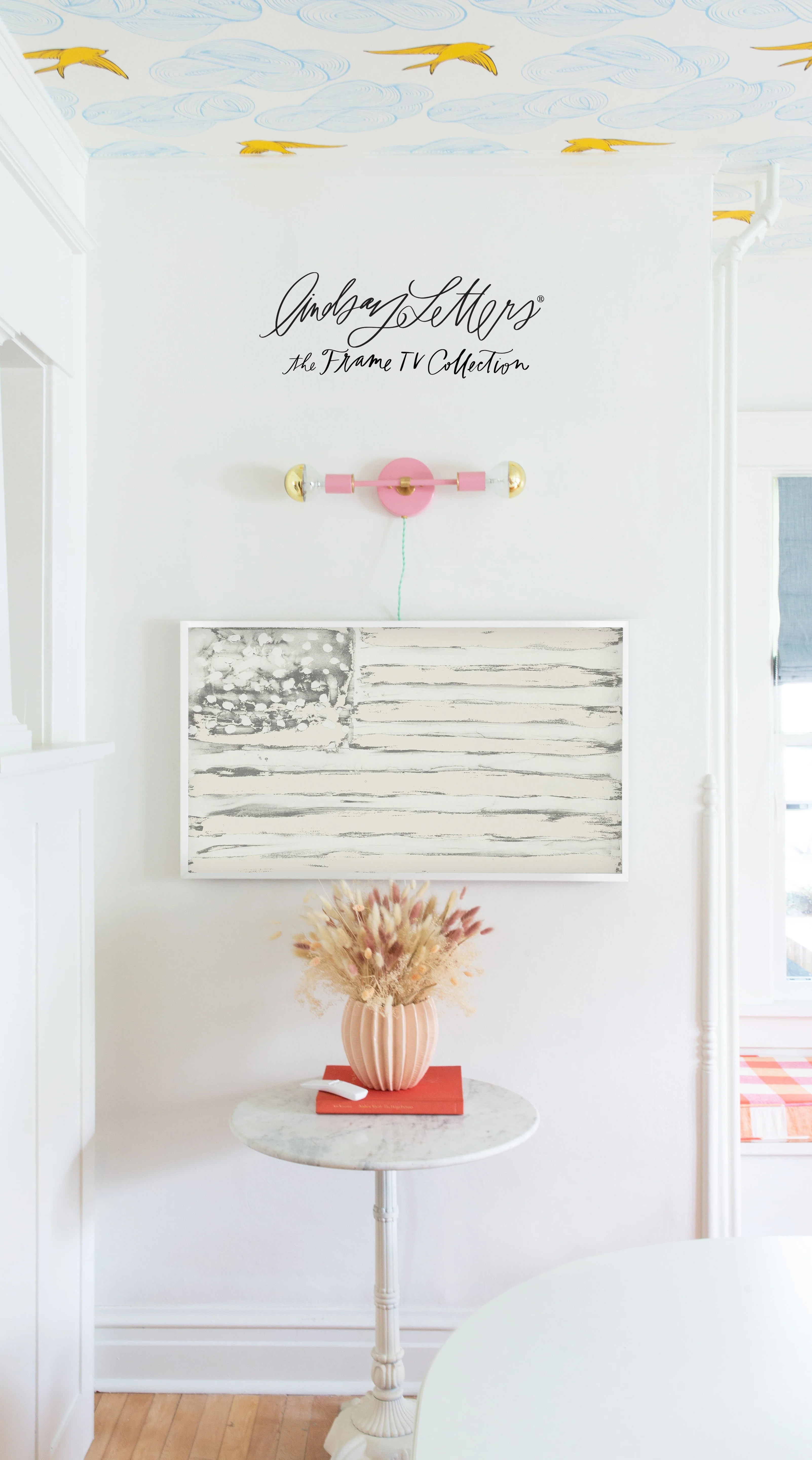 Alabaster Saltwash Flag for Frame TV - Image 3