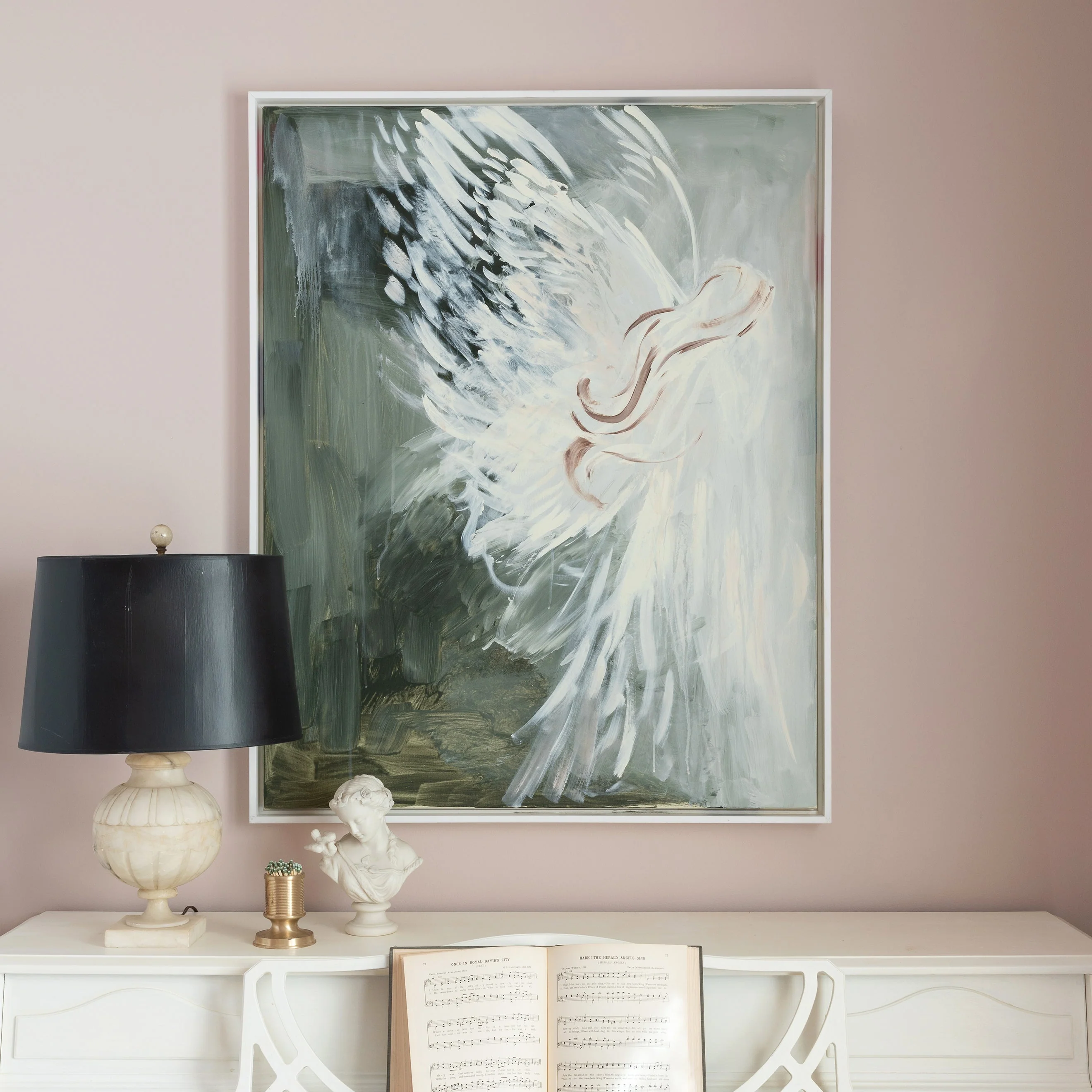 Angelic Anticipation Canvas Wall Art - Image 5