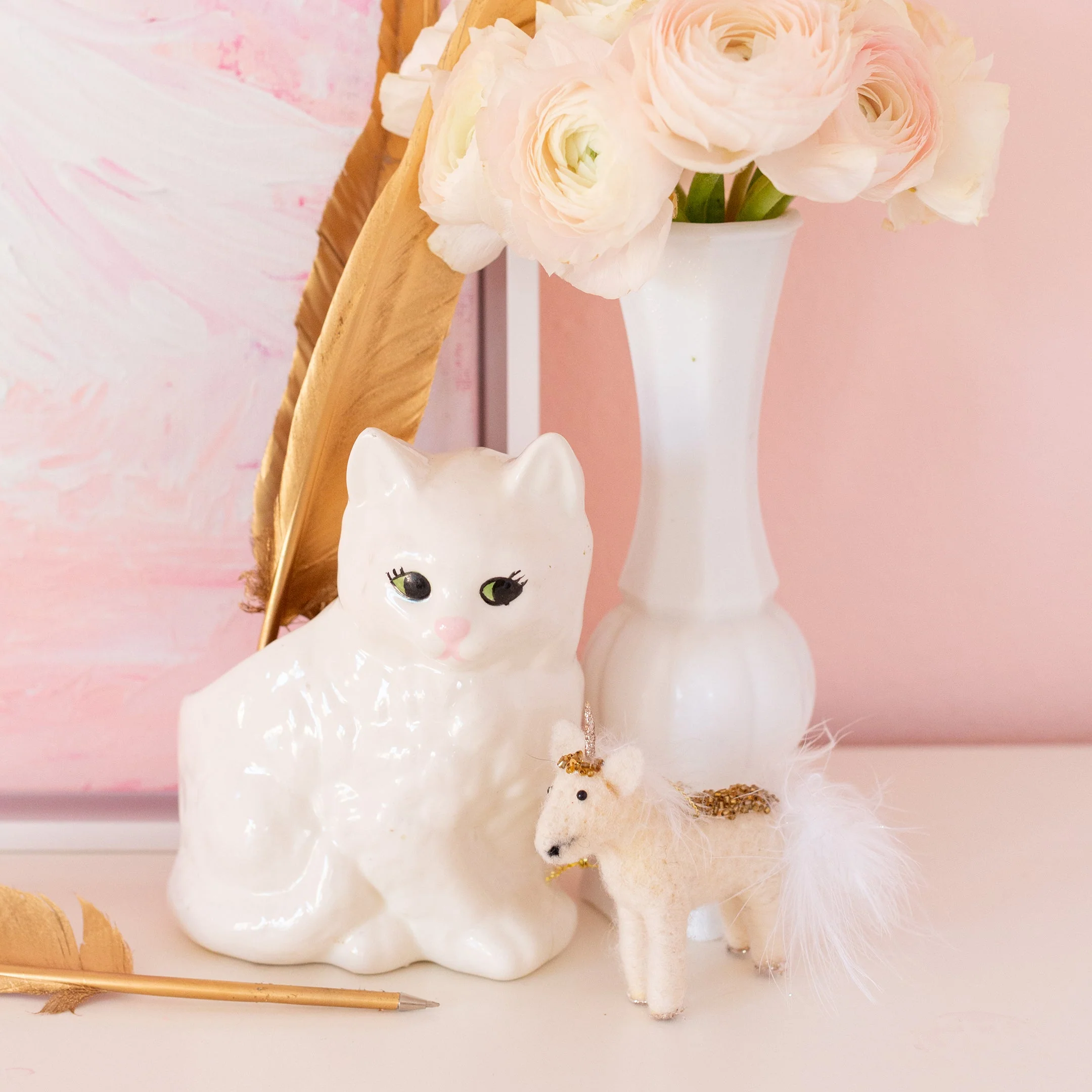 Ballerina in Pink Canvas Wall Art - Image 5