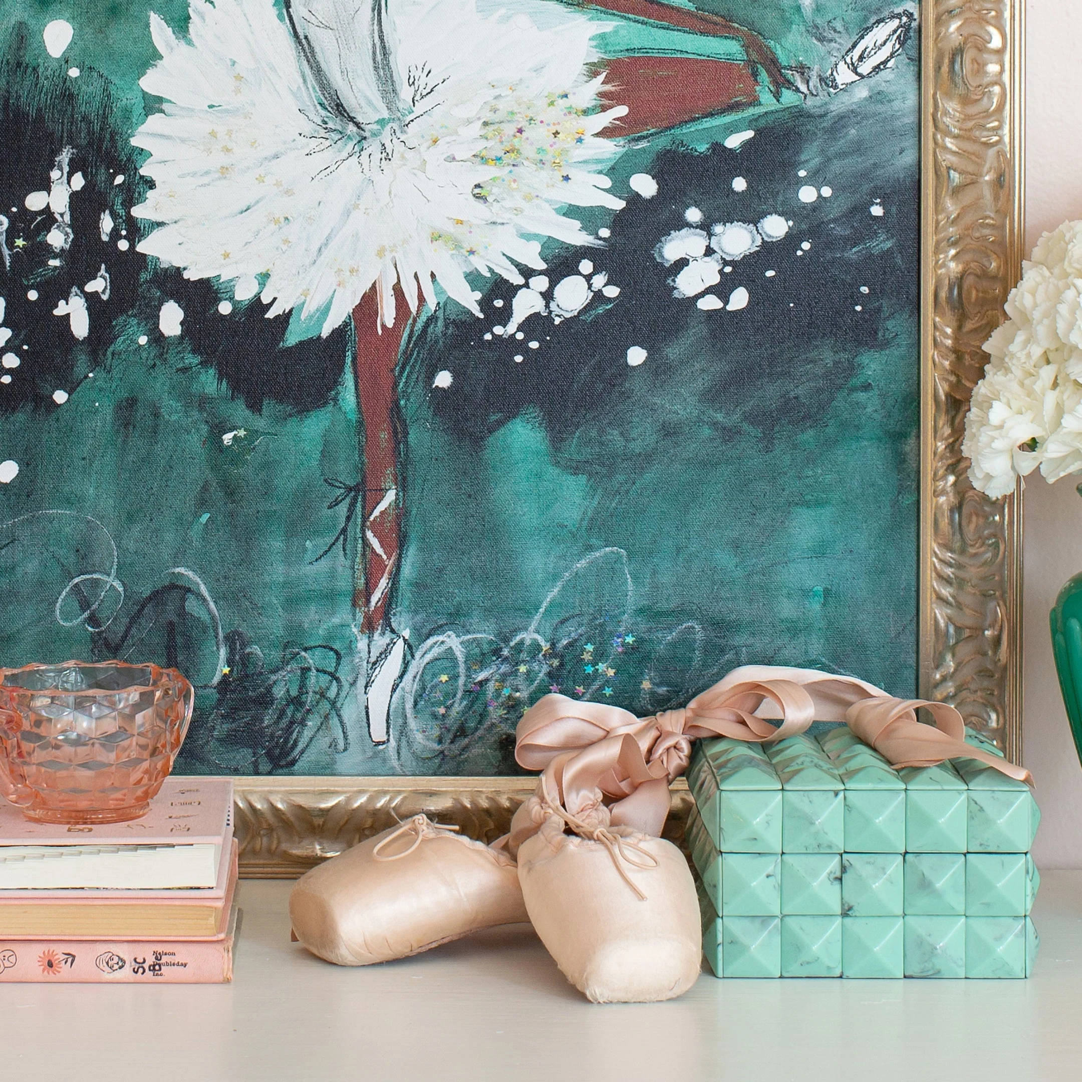 Ballerina on Stage Canvas Wall Art - Image 7