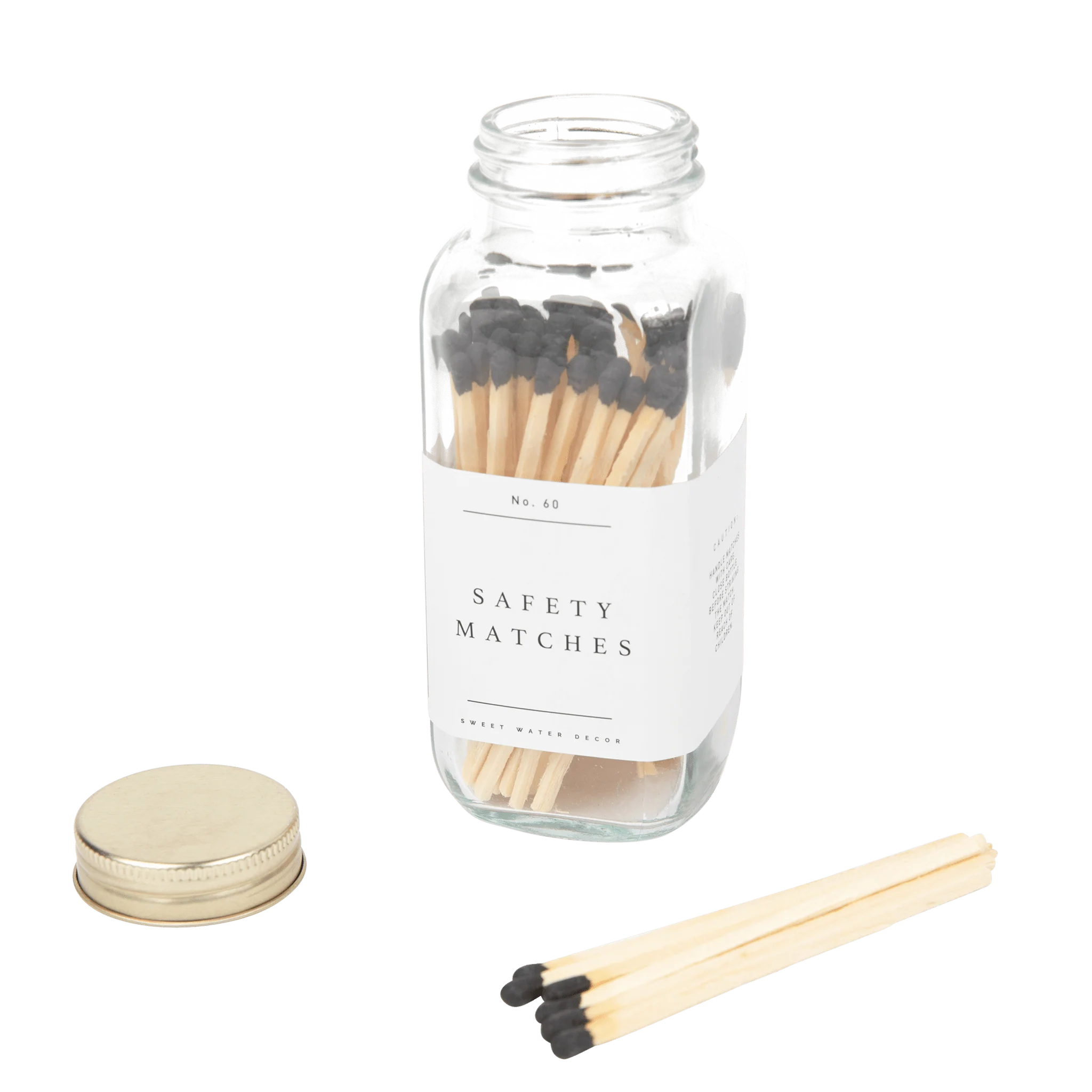 Black Tip Safety Matches (60 Count, 3.75") - Image 4