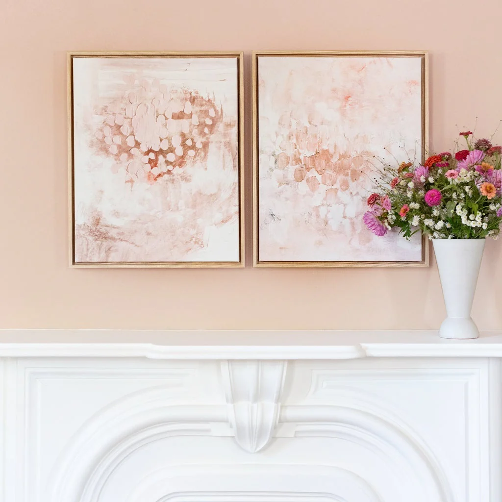 Blush Bungalow Canvas Wall Art - Image 6