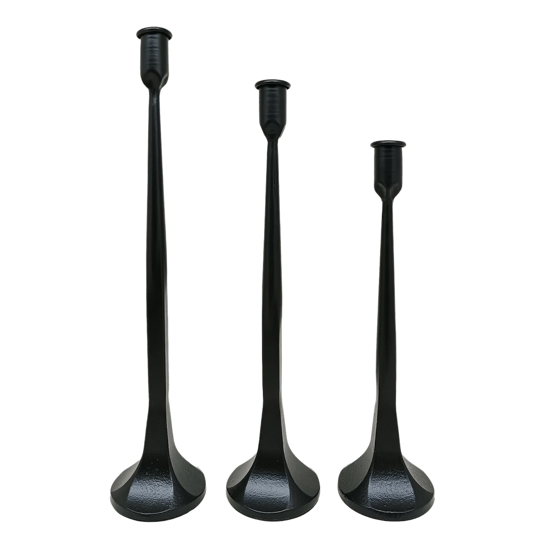 Cast Iron Taper Candle Holders - Image 3