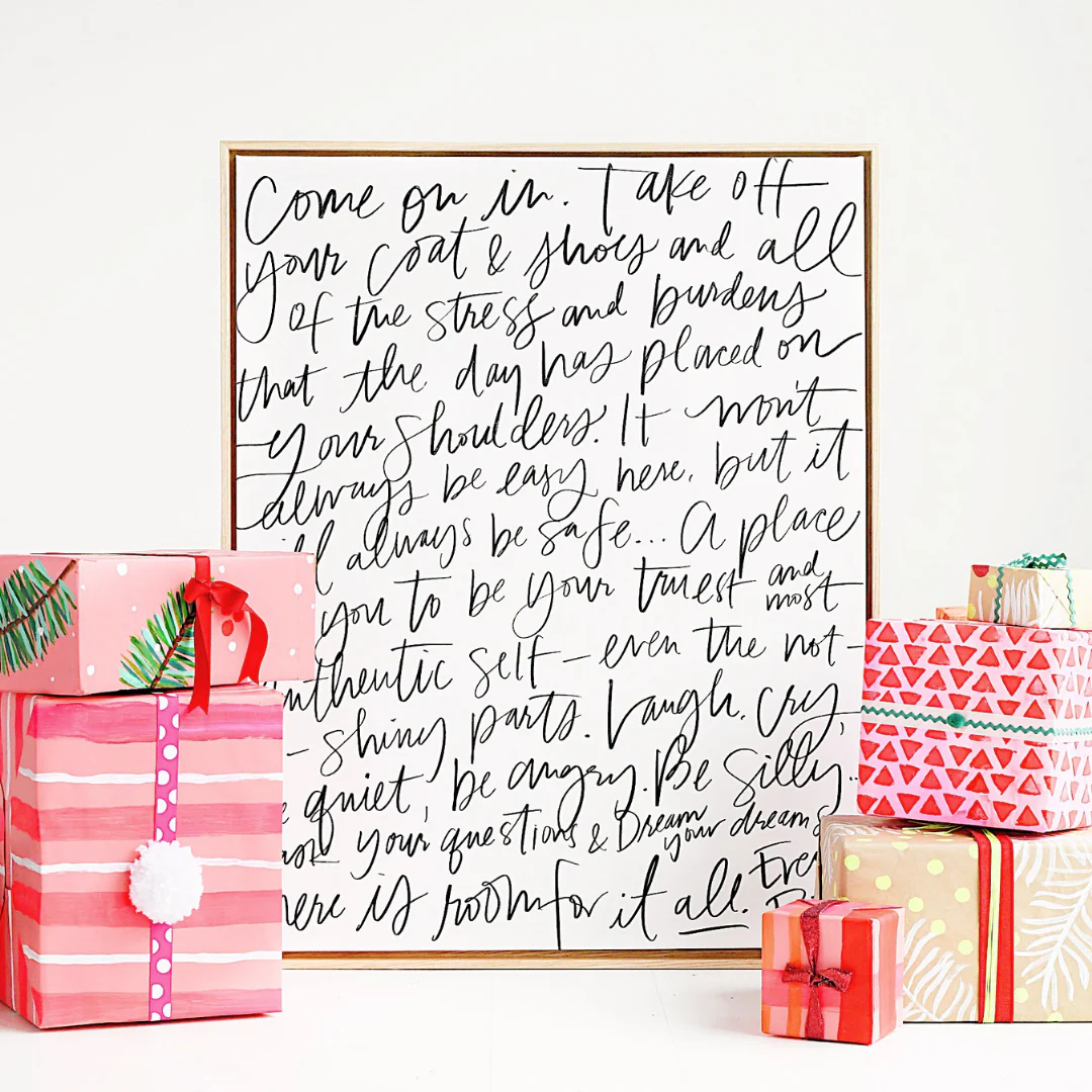 Come On In in Lettering Canvas Wall Art - Image 3