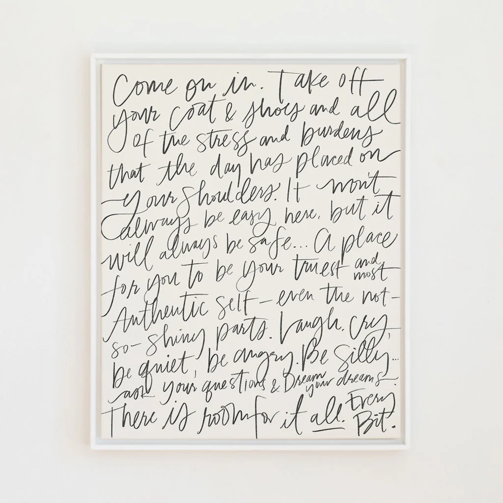 Come On In in Lettering Canvas Wall Art - Image 6