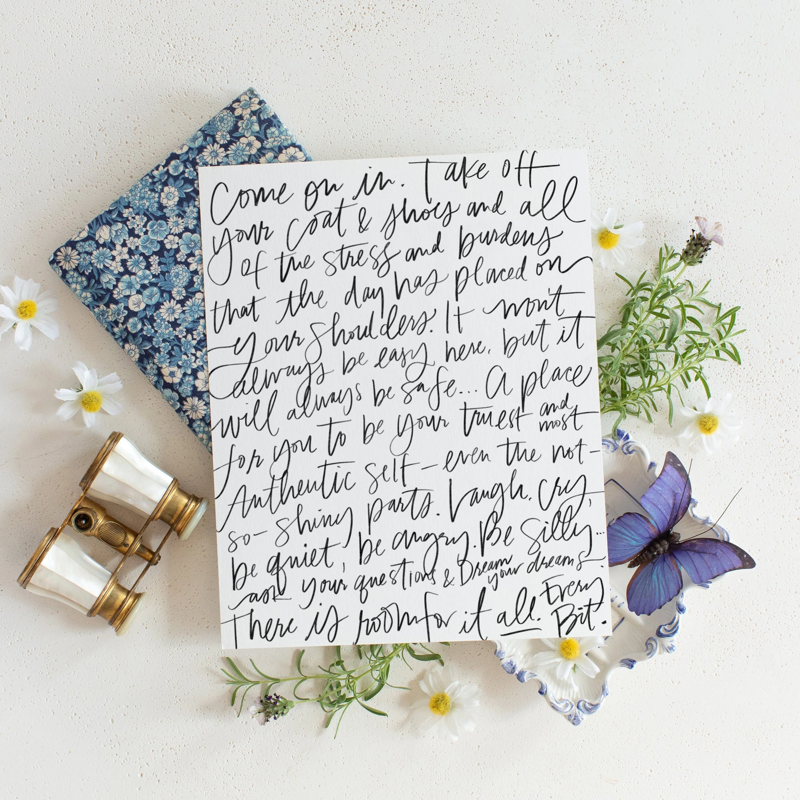 Come On In in Lettering Canvas Wall Art - Image 7