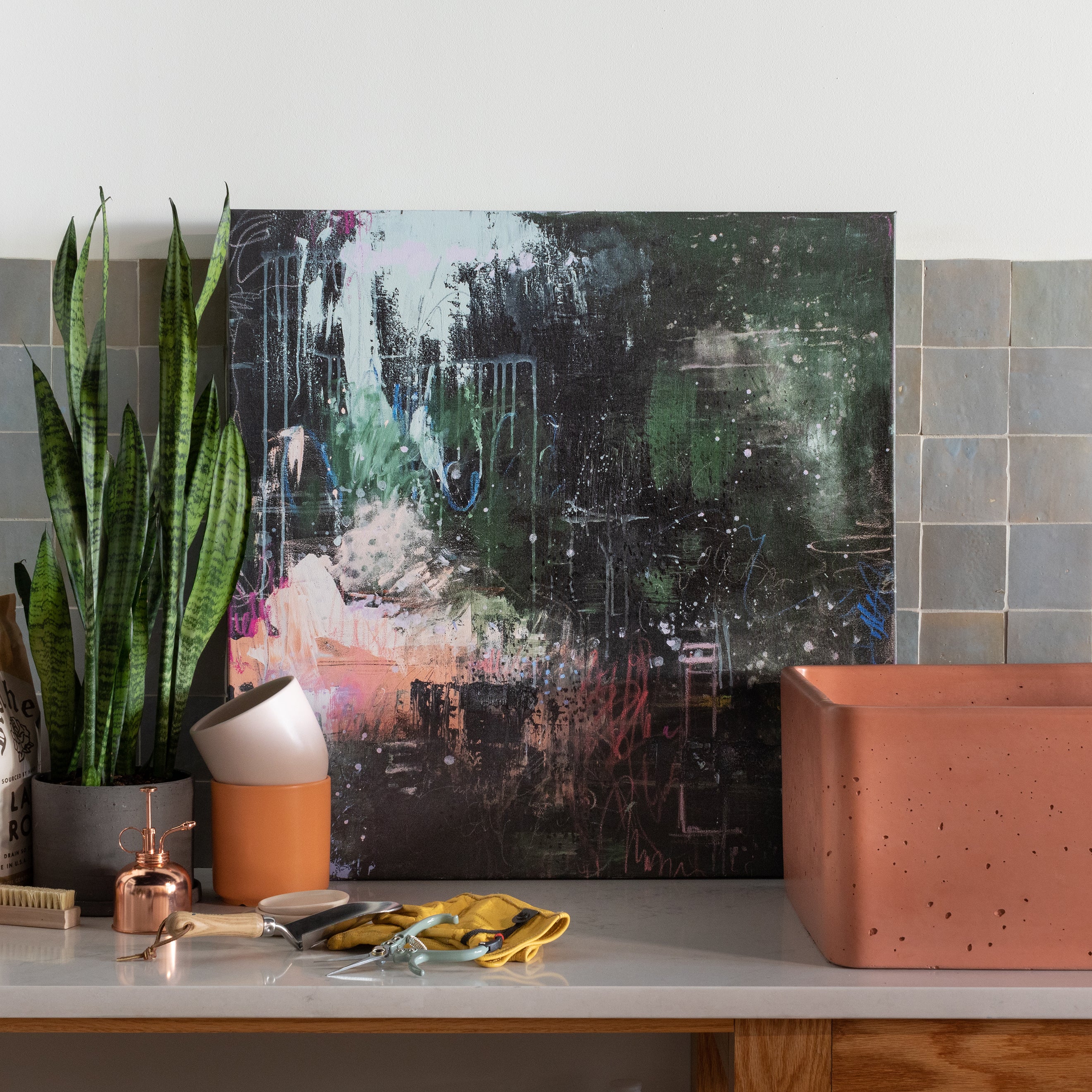 Fairy Garden Canvas Wall Art . Classic - Image 4