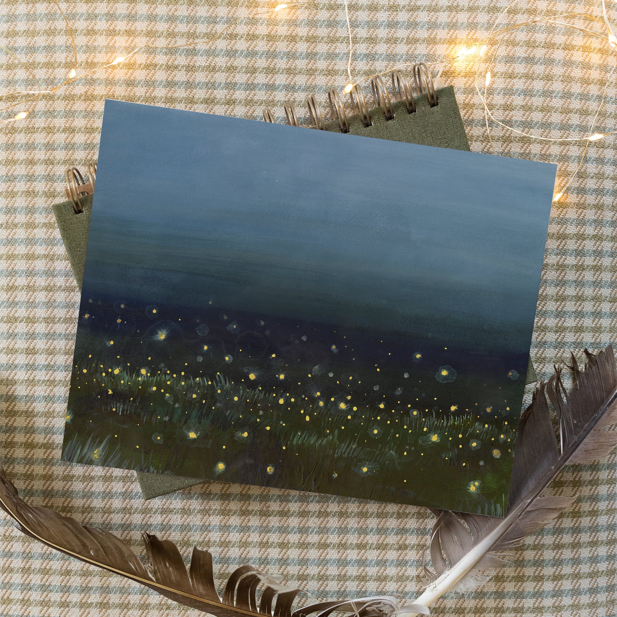Firefly Field Canvas Wall Art - Image 9