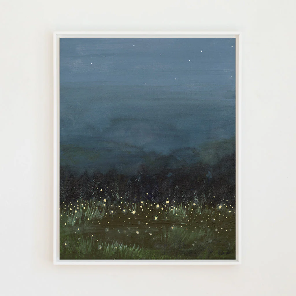 Firefly Forest Canvas Wall Art - Image 4