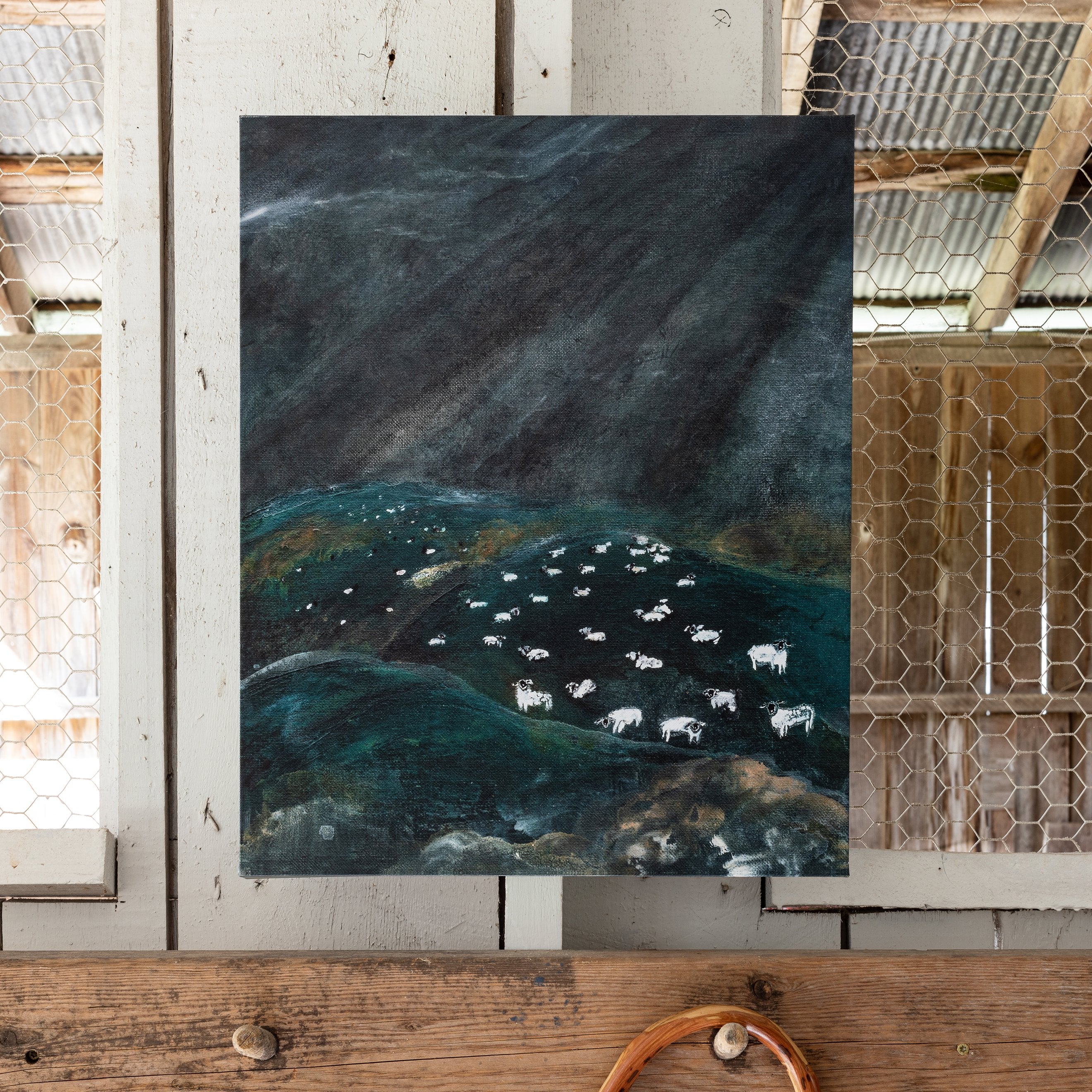 Flocks By Night Canvas Wall Art - Image 3