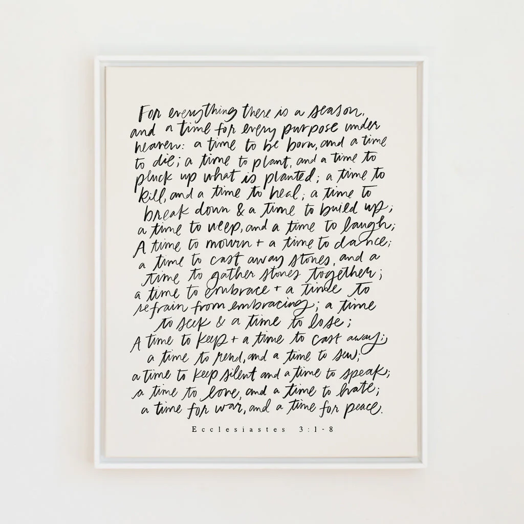For Everything There Is A Season Canvas Wall Art - Image 6
