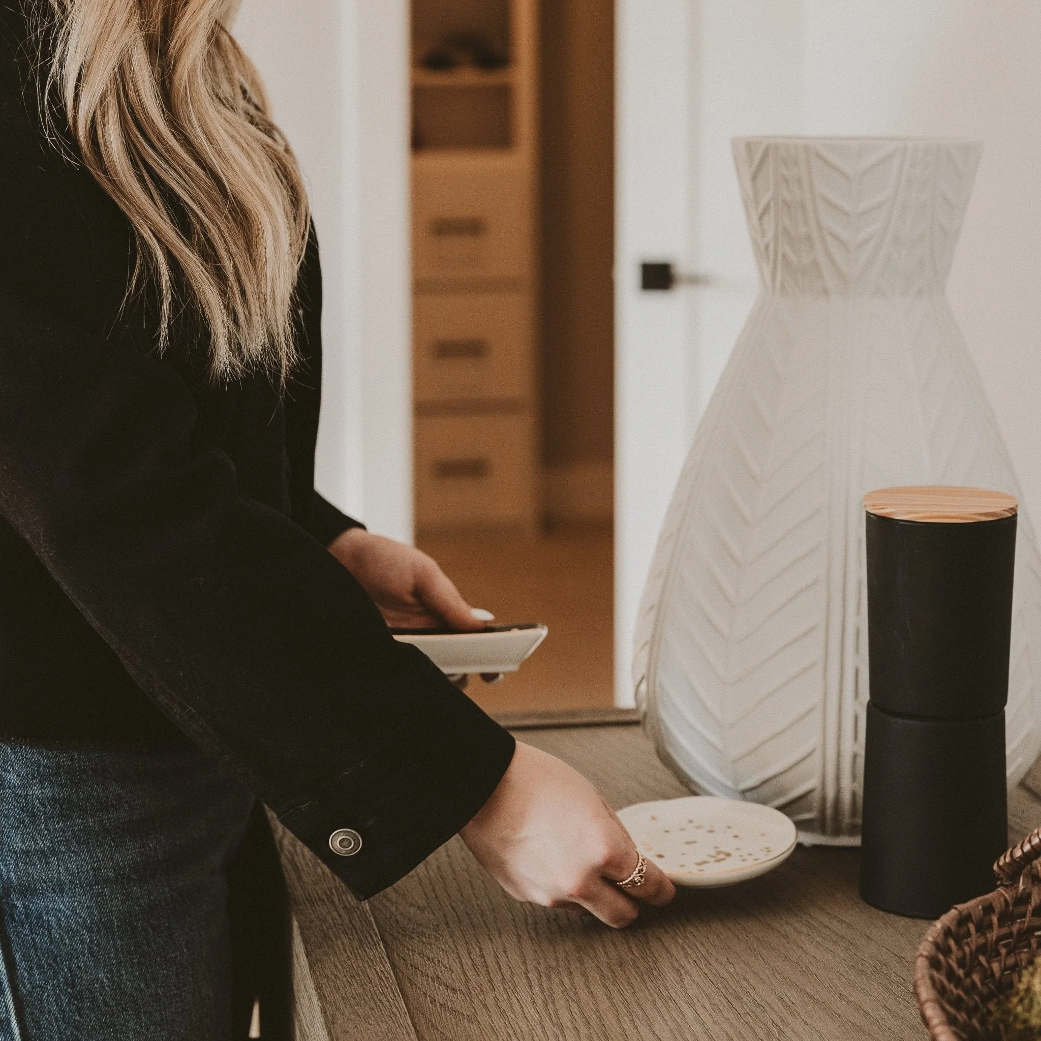 Gold Speckled Jewelry Dish - Image 4