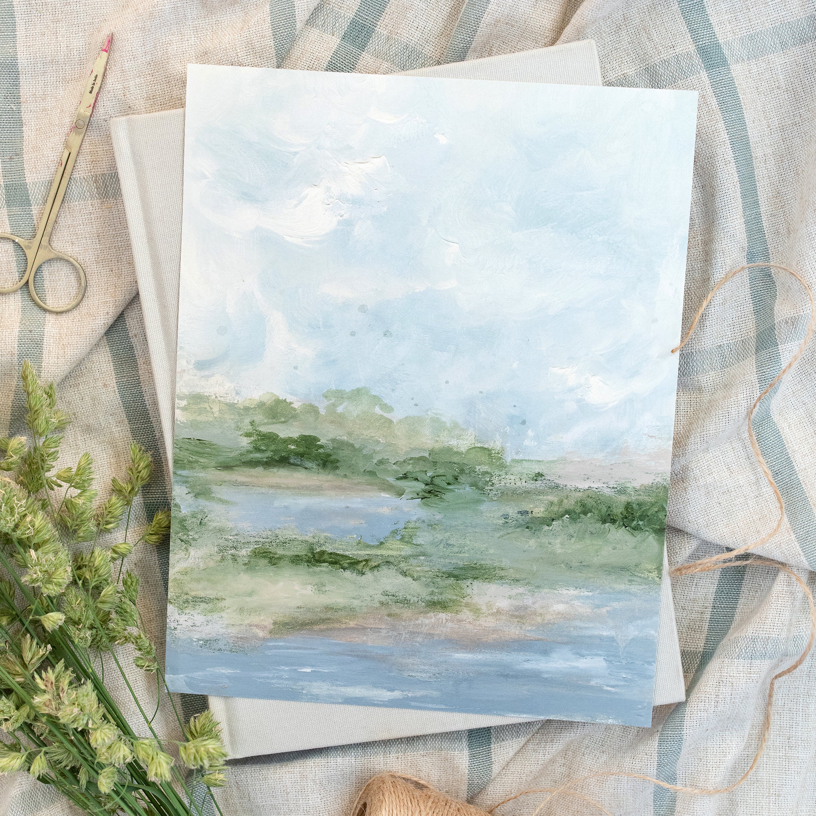 Green Pastures Canvas Wall Art - Image 11