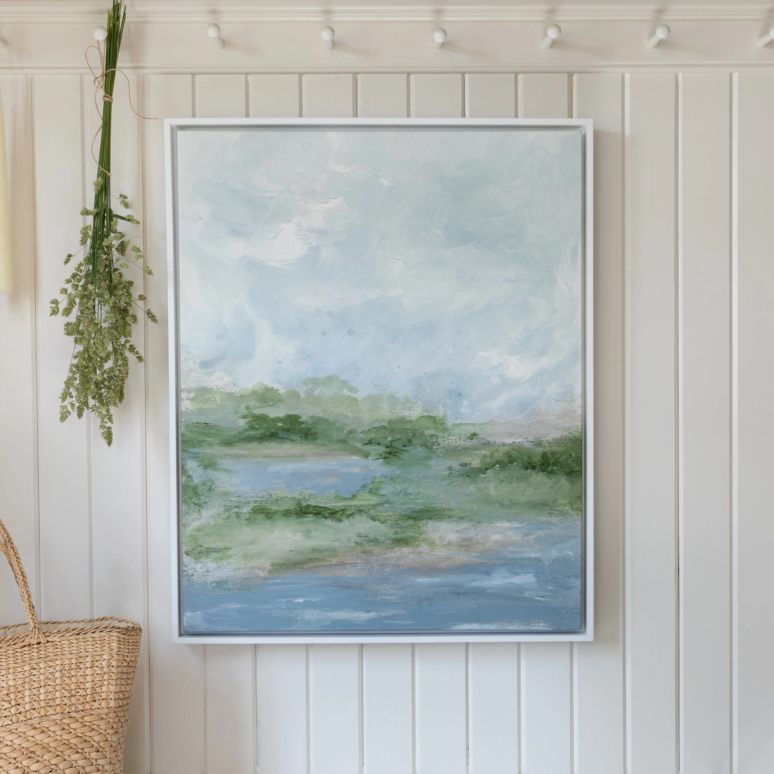 Green Pastures Canvas Wall Art - Image 9