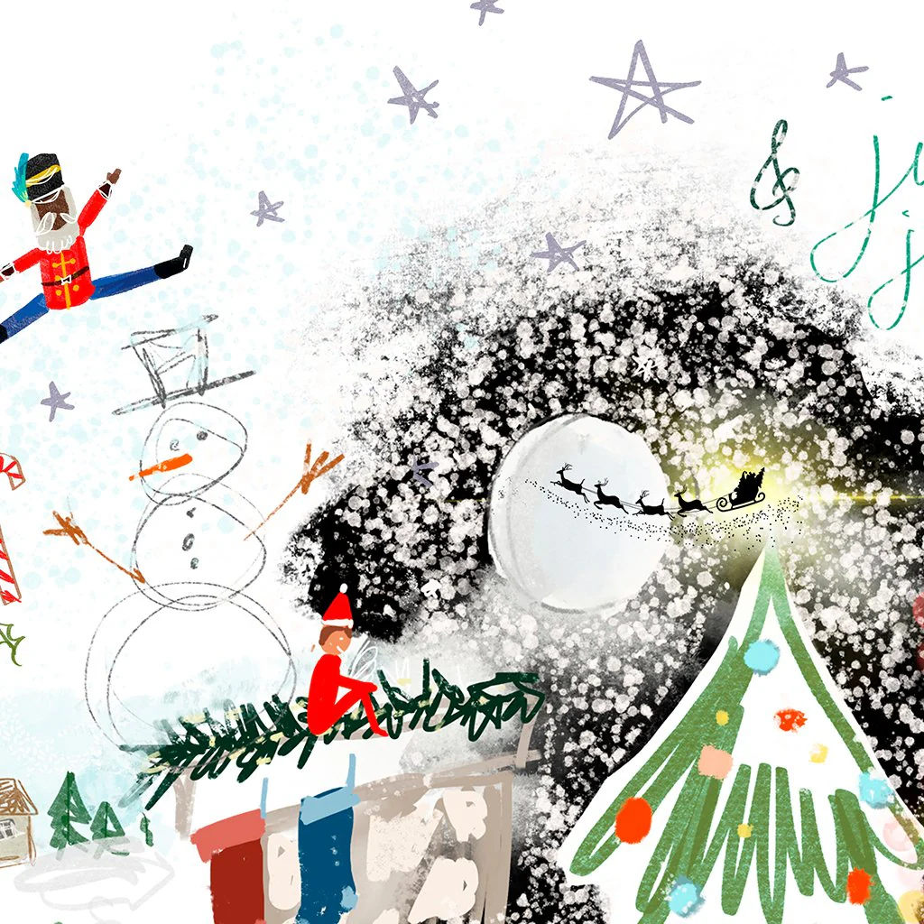 Holiday Magic Daydream Canvas Wall Art - Image 3