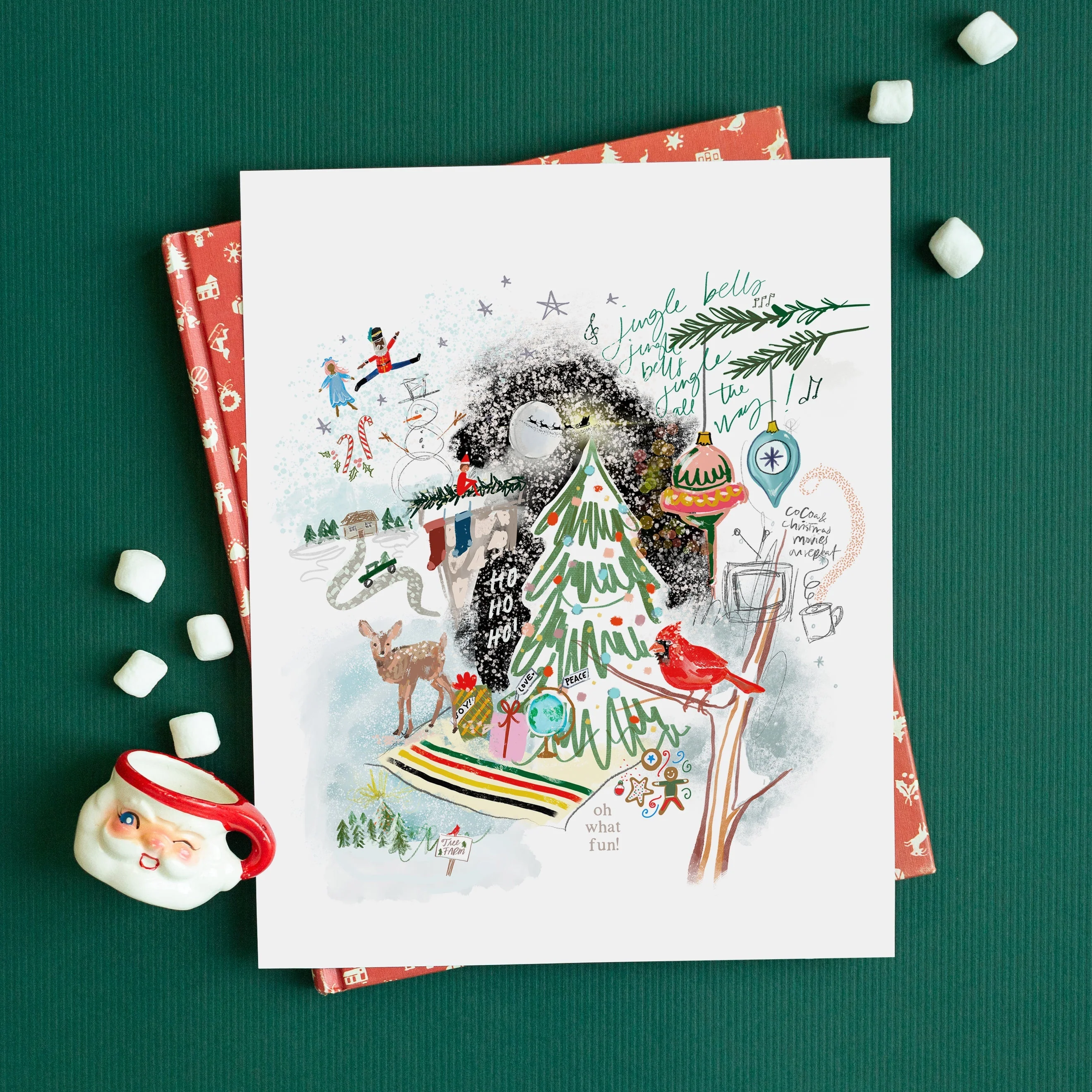 Holiday Magic Daydream Canvas Wall Art - Image 6