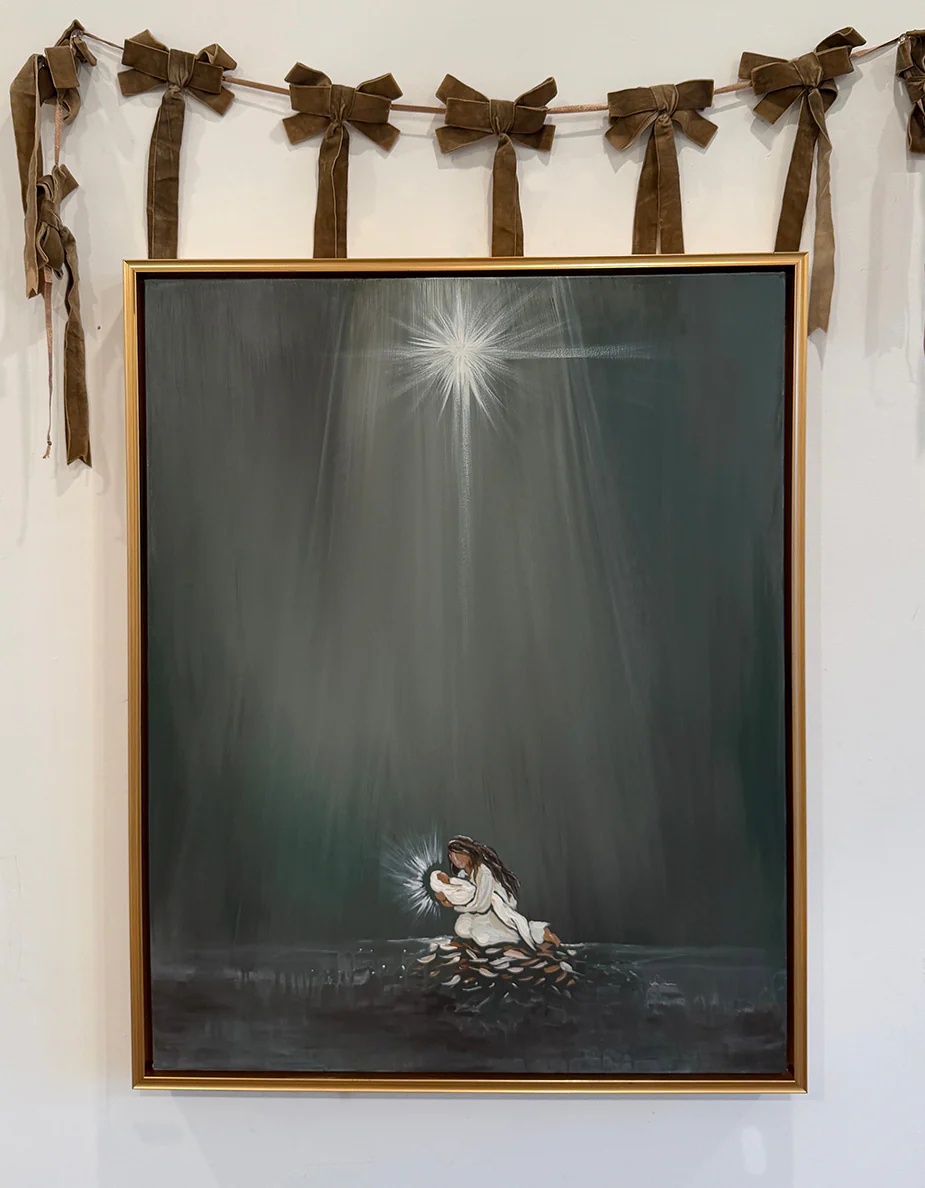 Love Came Down Nativity Canvas Wall Art - Image 4