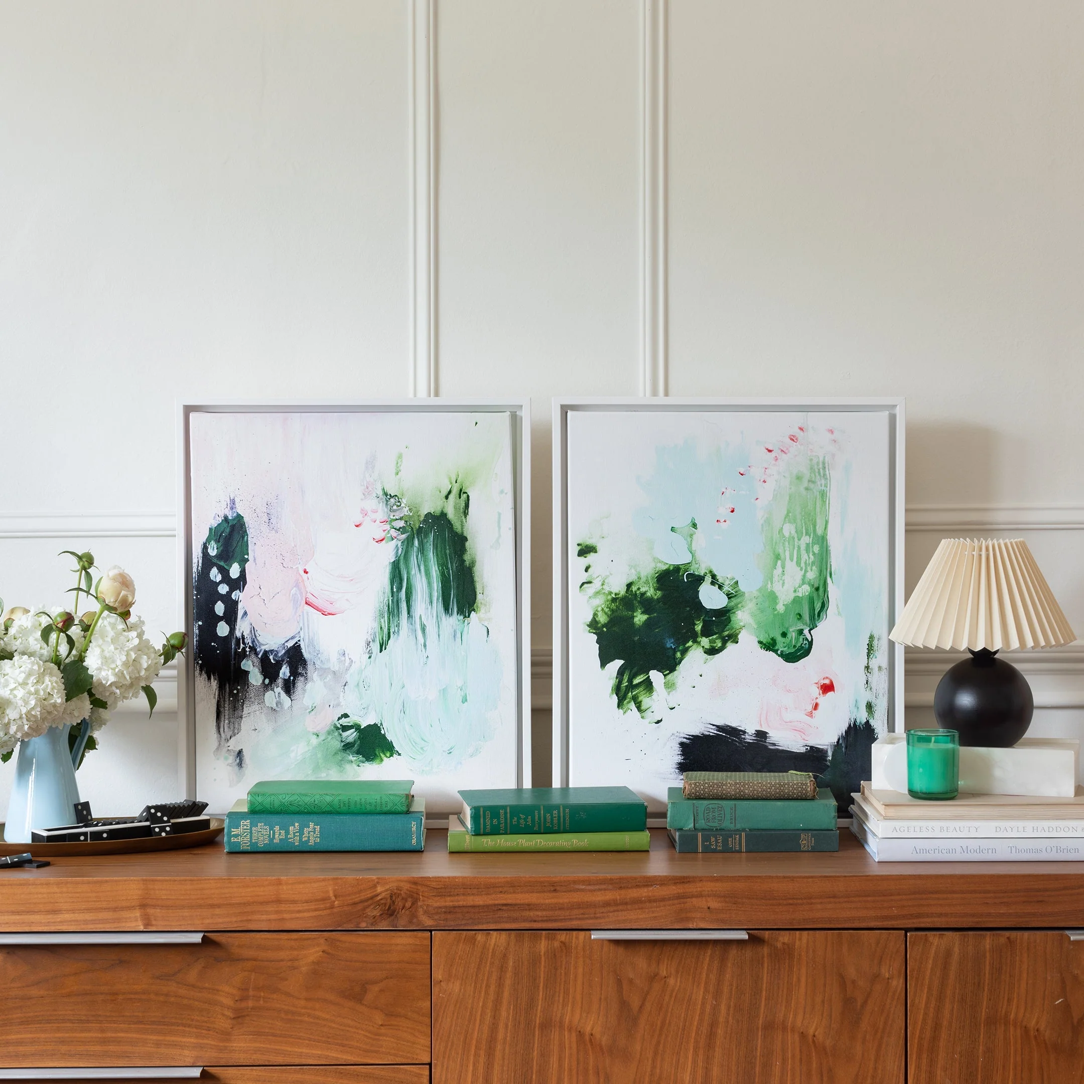 Peppermint Moss Canvas Wall Art - Image 10