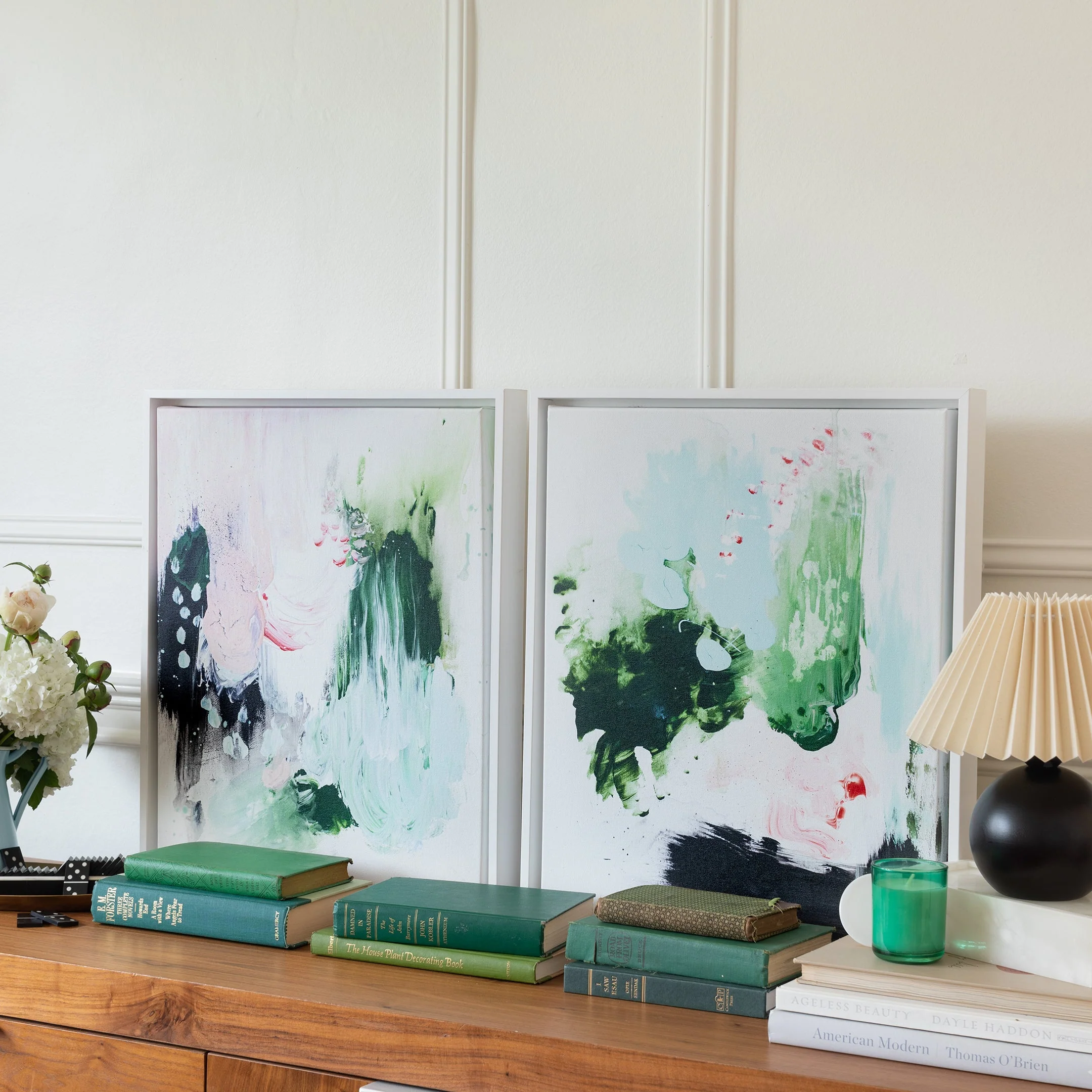 Peppermint Moss Canvas Wall Art - Image 11