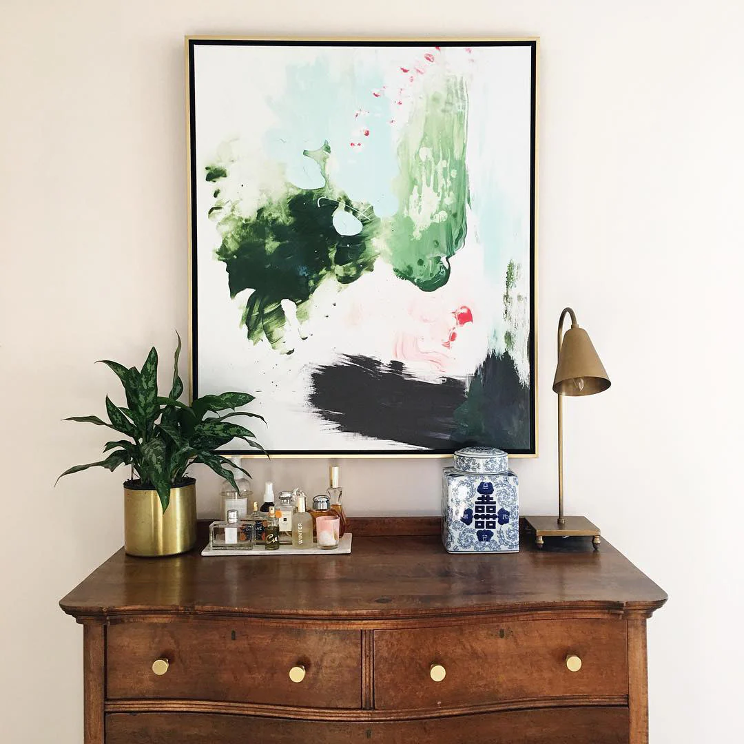 Peppermint Moss Canvas Wall Art - Image 5