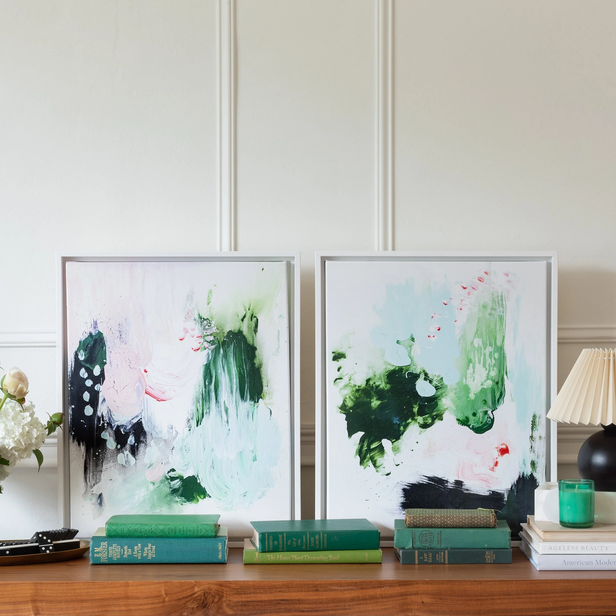 Peppermint Moss Canvas Wall Art - Image 6