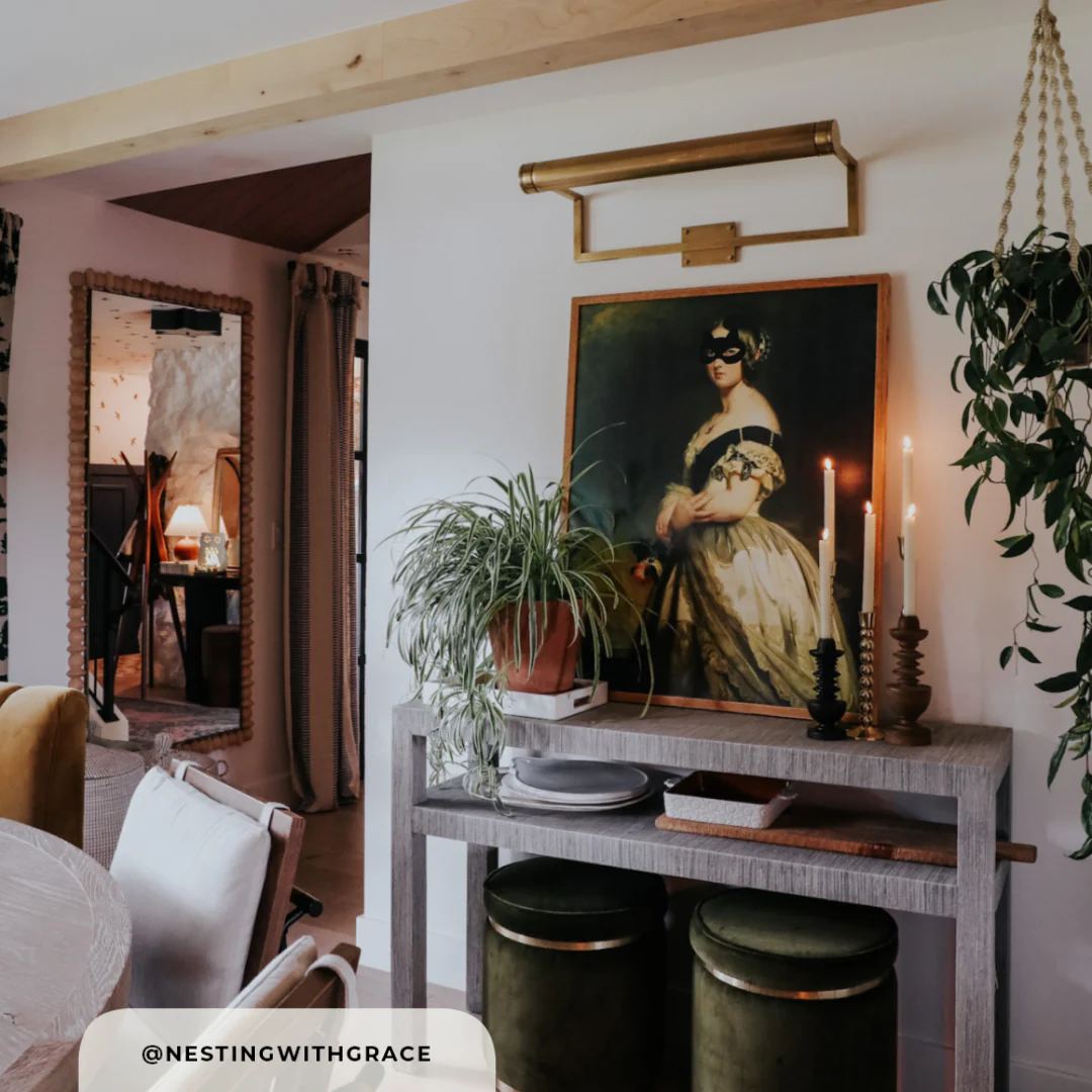 Queen Victoria and Her Cat Mask Canvas Wall Art - Image 4