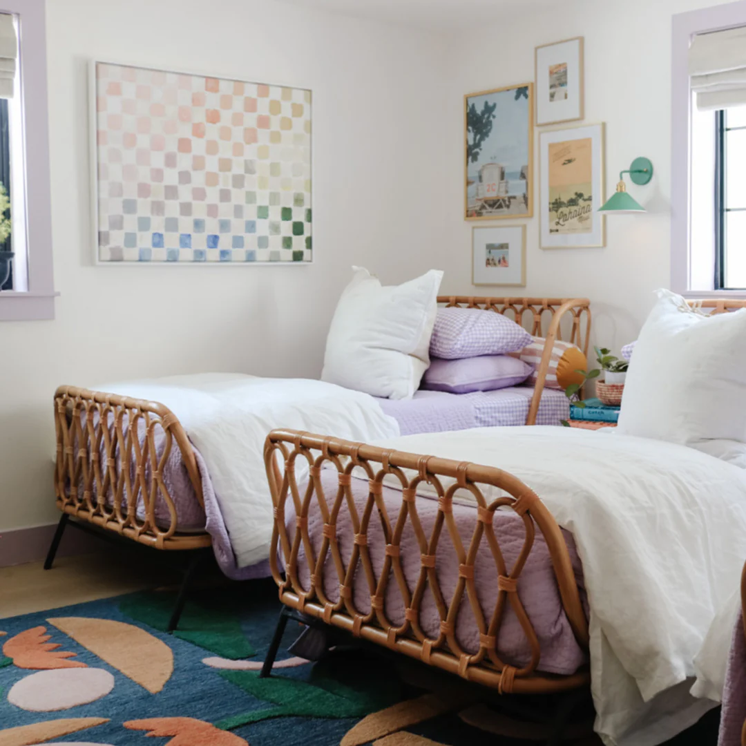 Rainbow Checks Canvas Wall Art - Image 8