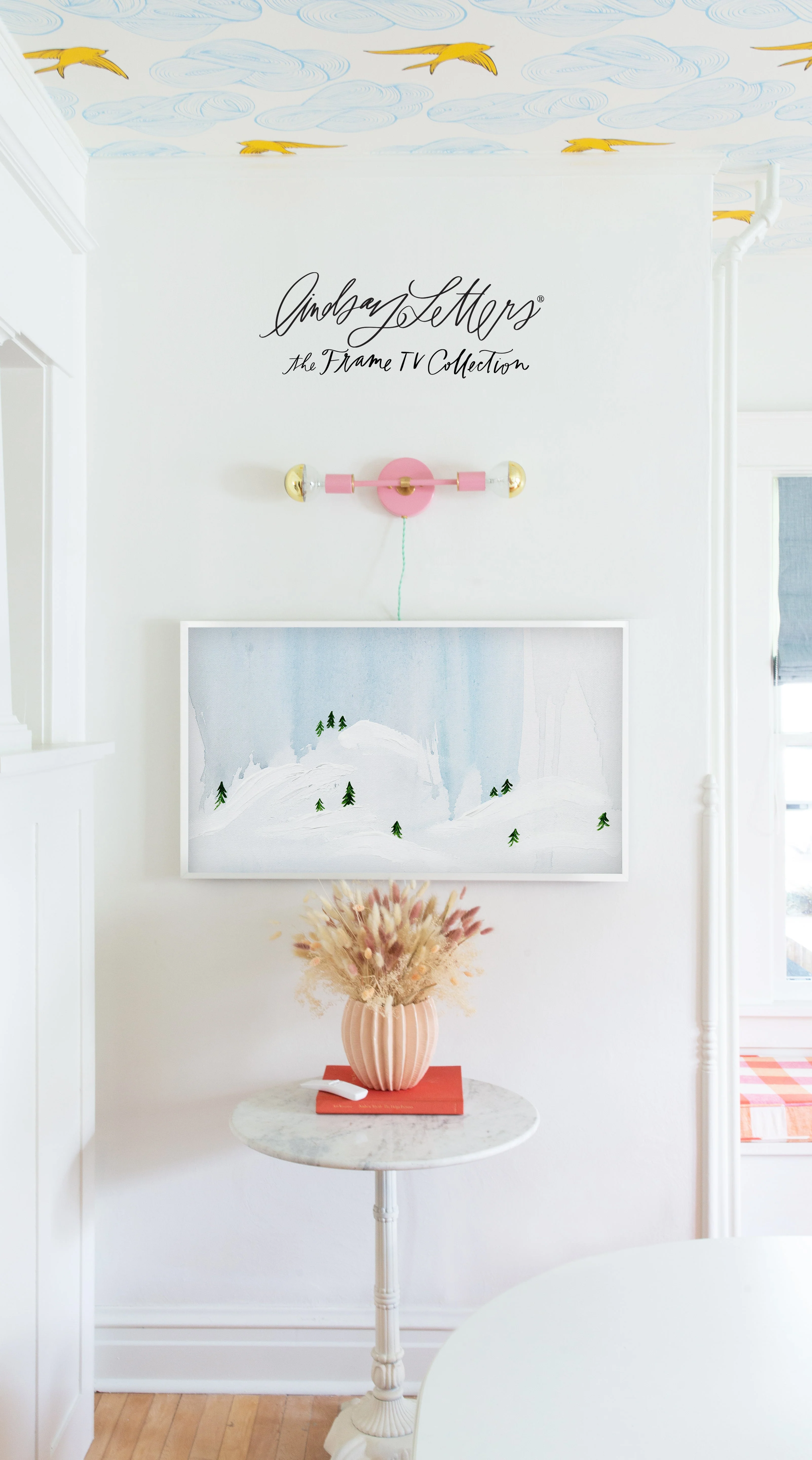 Snowy Pine Tree Scene for Frame TV - Image 3