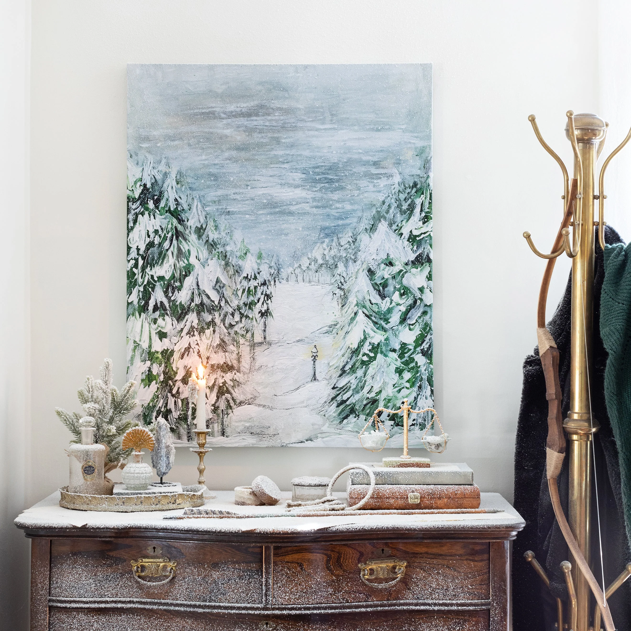 The Lamp Post Canvas Wall Art - Image 6