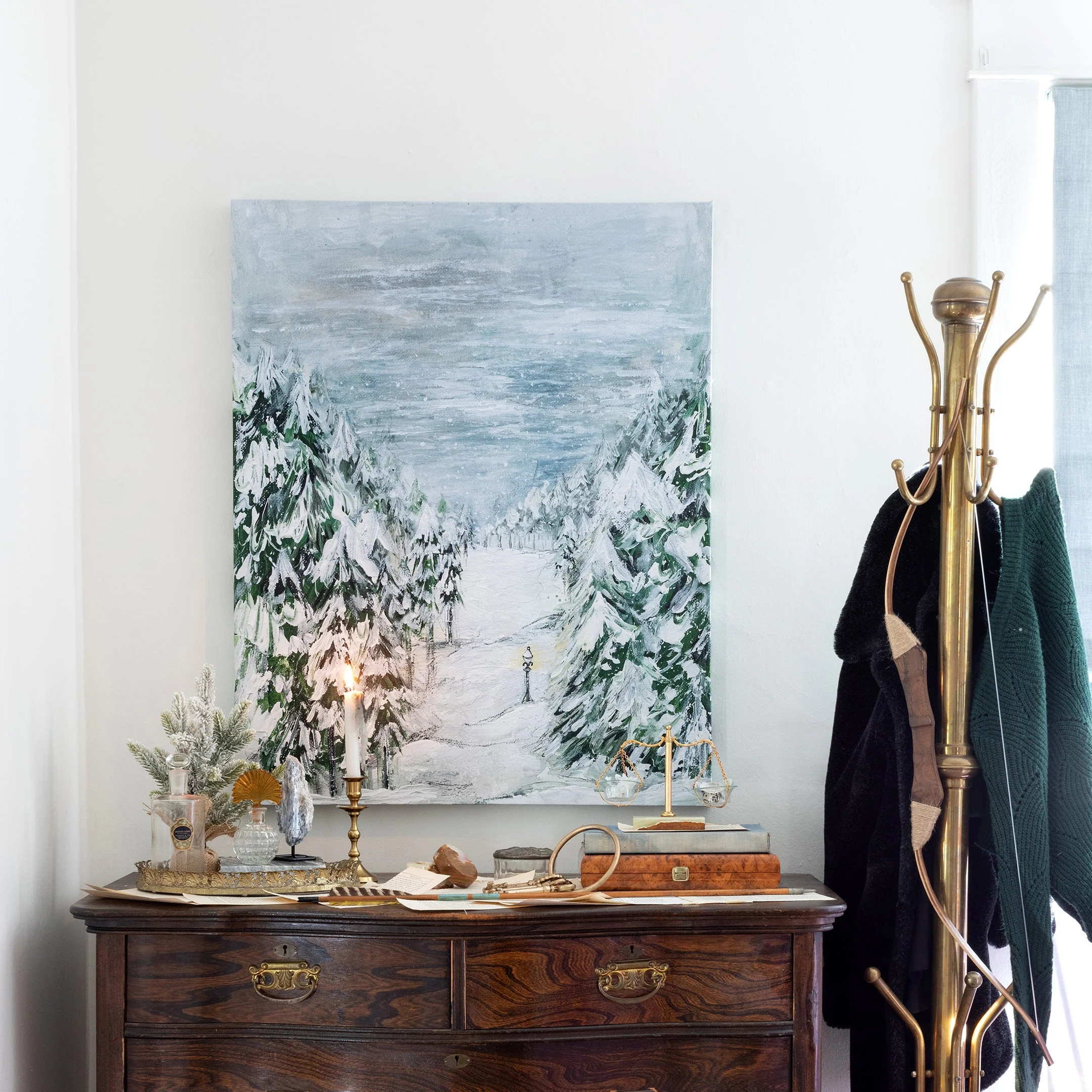 The Lamp Post Canvas Wall Art - Image 8