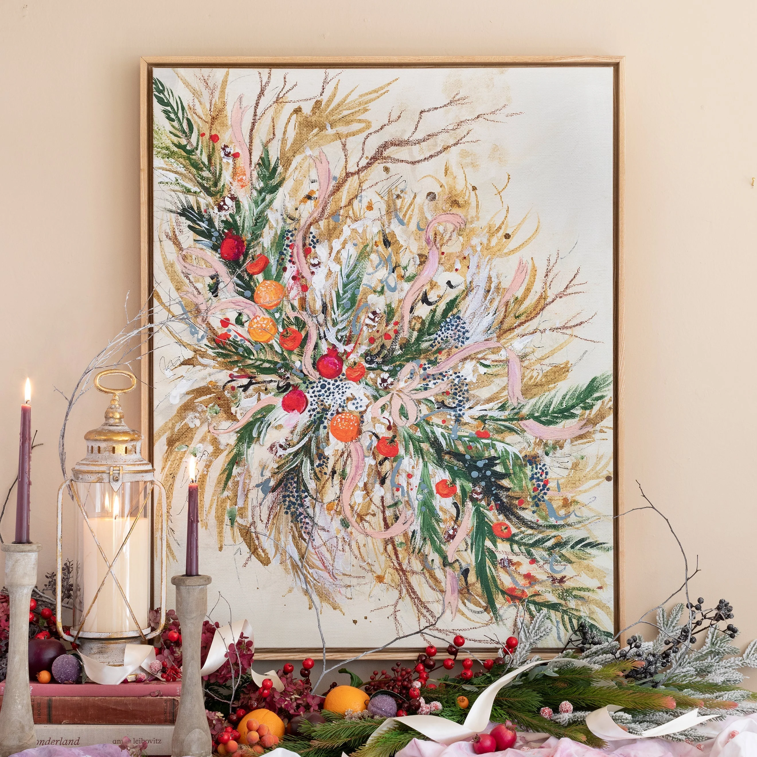 Wild Garland Canvas Wall Art - Image 3