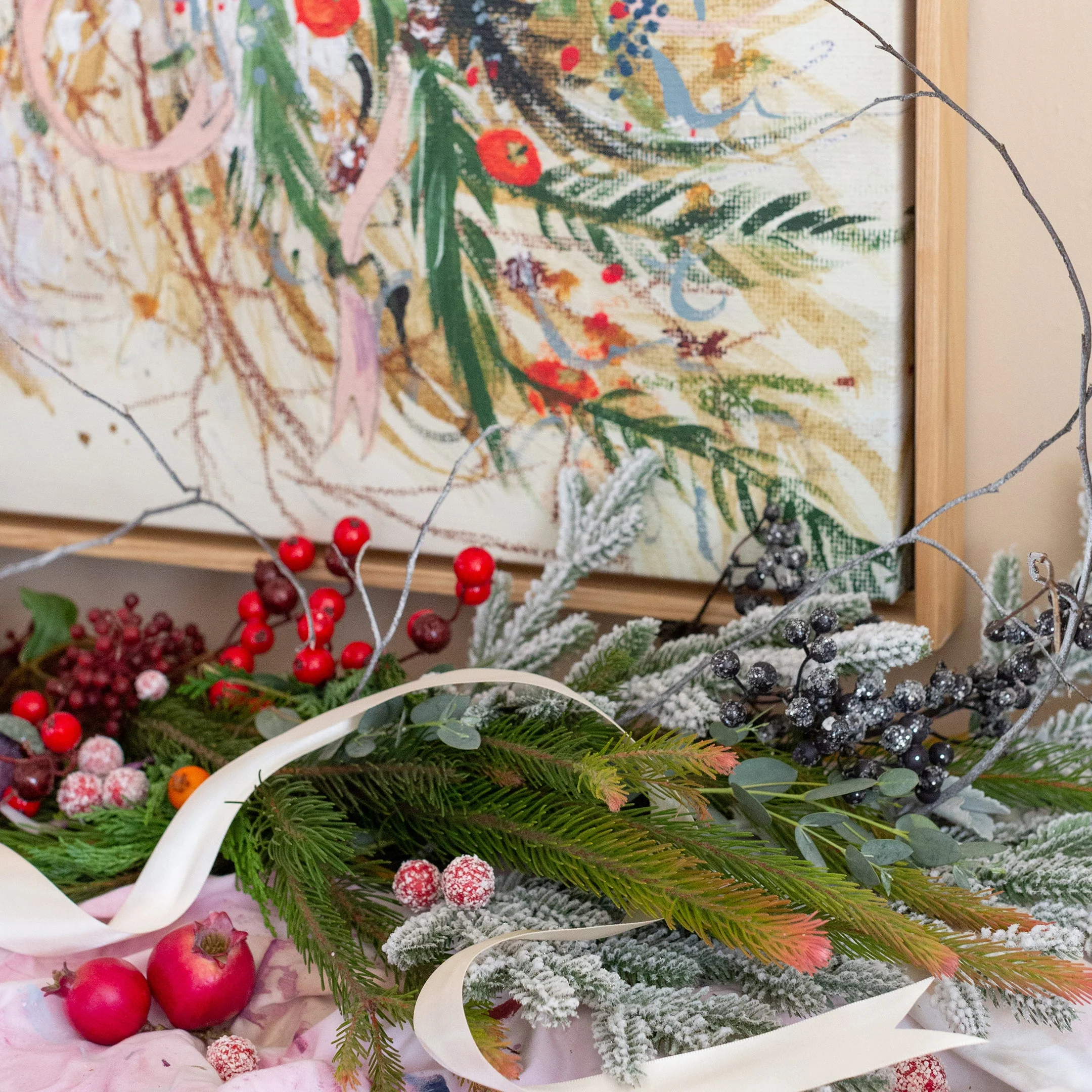 Wild Garland Canvas Wall Art - Image 4