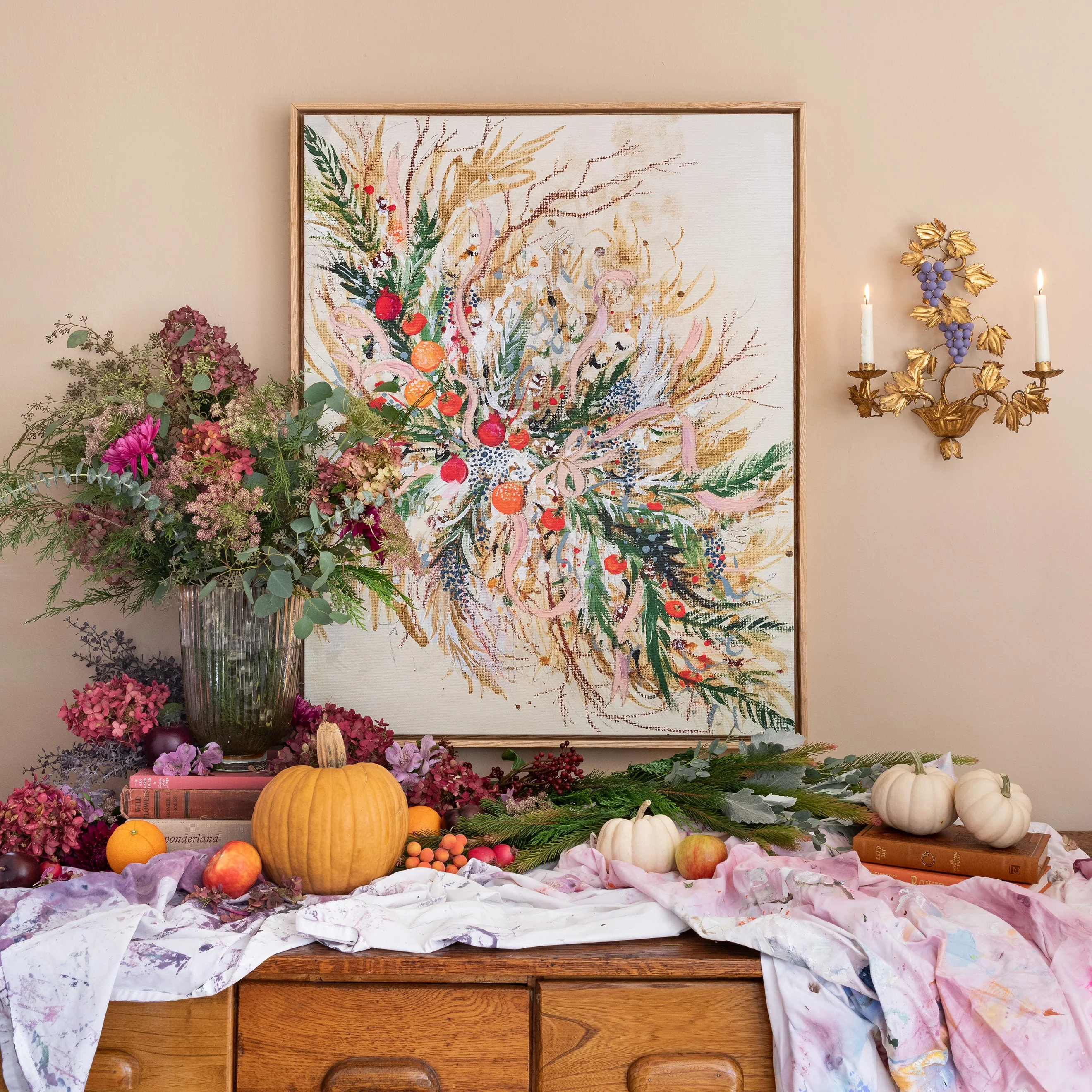 Wild Garland Canvas Wall Art - Image 6